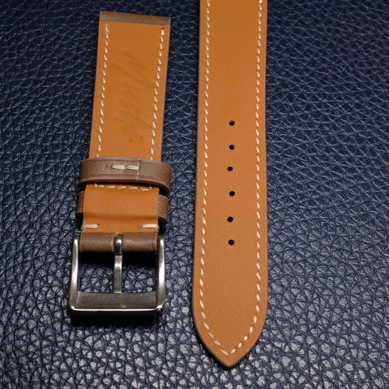 Calf Leather Strap – Taupe