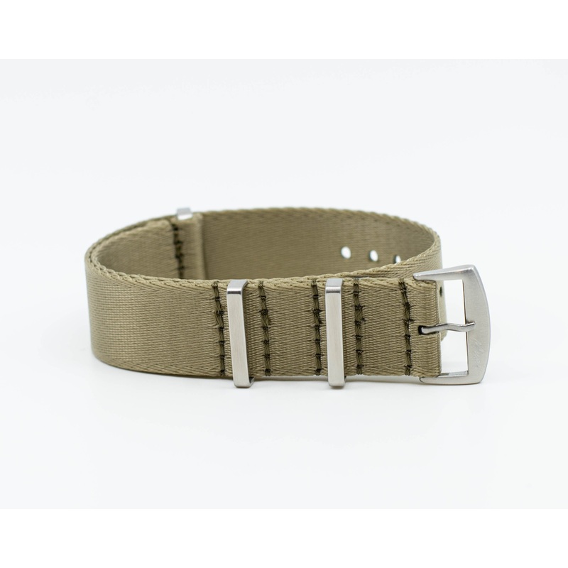 Khaki Seatbelt Nylon Strap