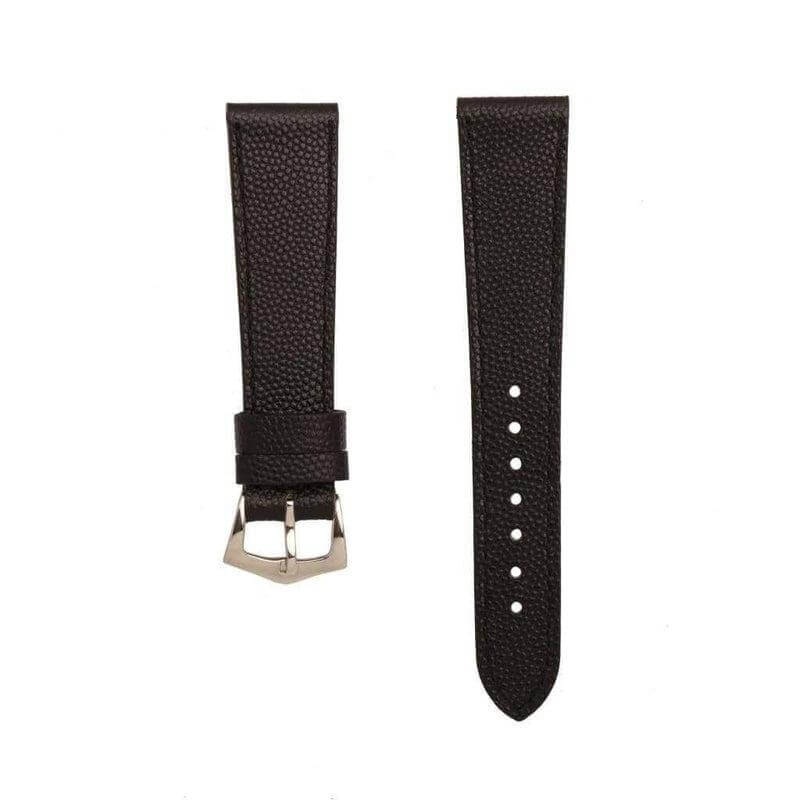 Black Hammered Calfskin Watch strap Black