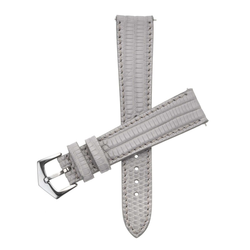Grey Lizard Watch Strap Grey