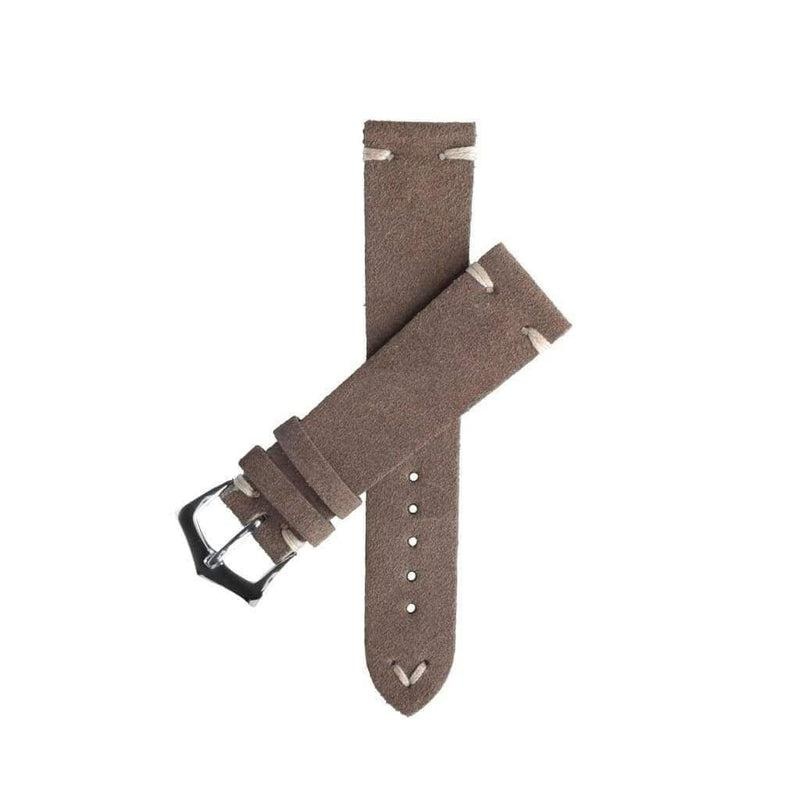 Taupe Vintage Leather Watch Strap Taupe