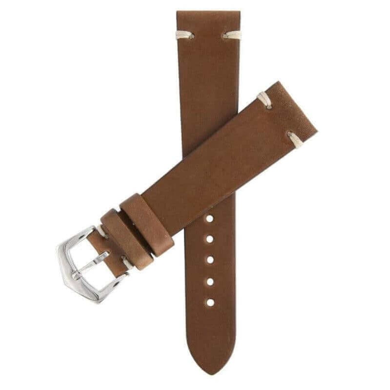 Brown Cordovan Leather Watch Strap Brown
