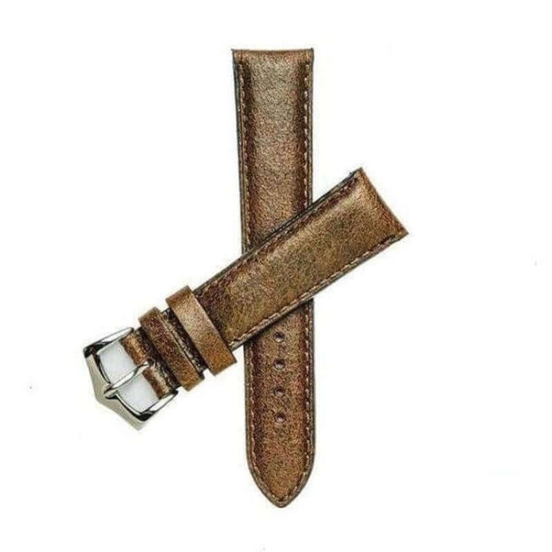 Brown Leather Watch Strap Brown
