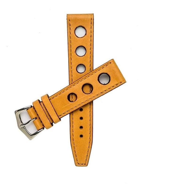 Natural “Rally” Leather Watch Strap