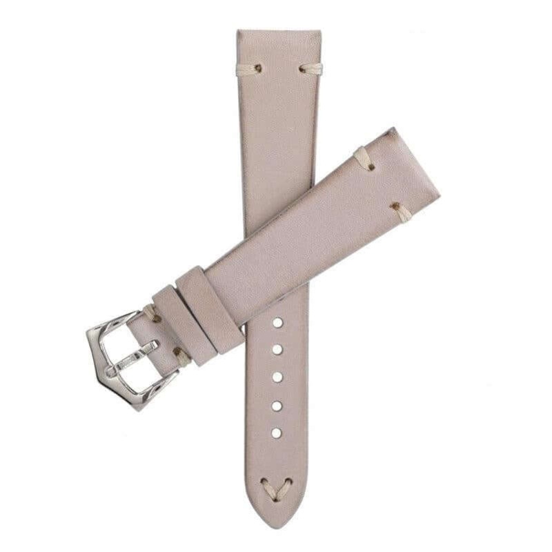 Taupe Leather Vintage Watch Strap Taupe