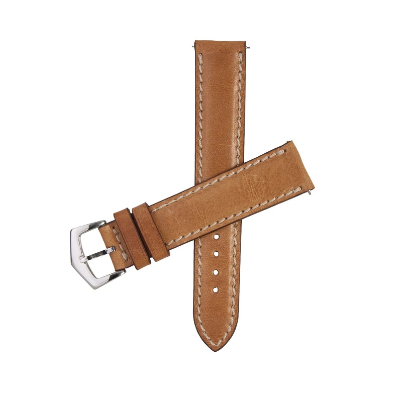Natural Premium Tuscan Vintage Watch Band Natural
