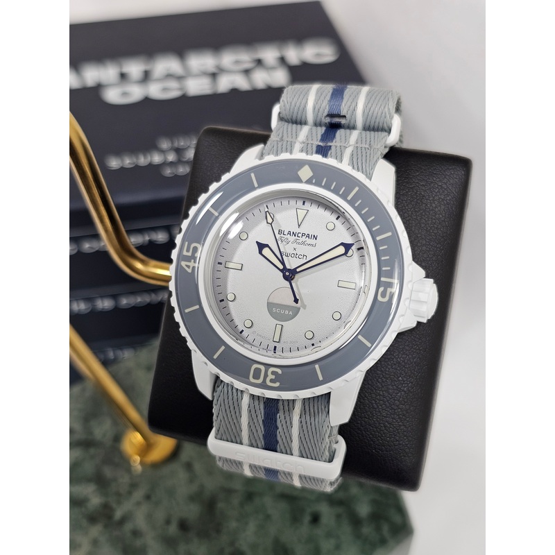 Blancpain X Swatch Fifty Fathoms Scuba Collection: Antarctic Ocean Edition