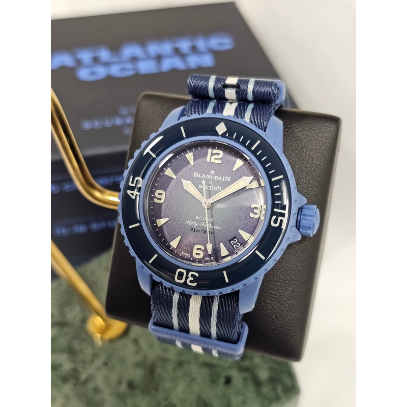 Blancpain X Swatch Fifty Fathoms Scuba Collection: Atlantic Ocean Edition