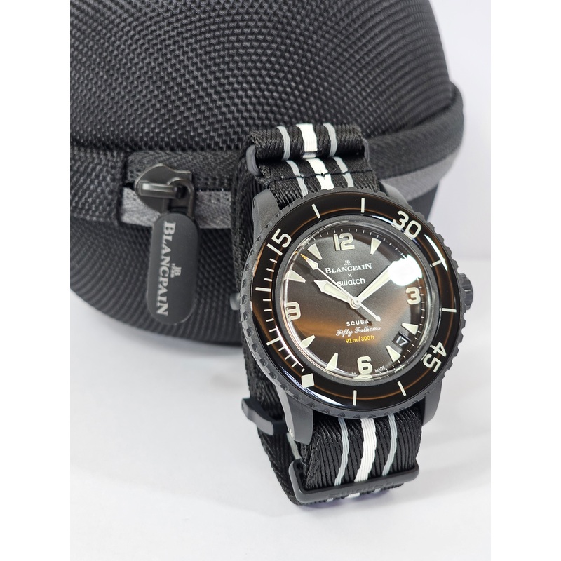 Blancpain X Swatch Fifty Fathoms Scuba Collection: Ocean of Storms SO35B400
