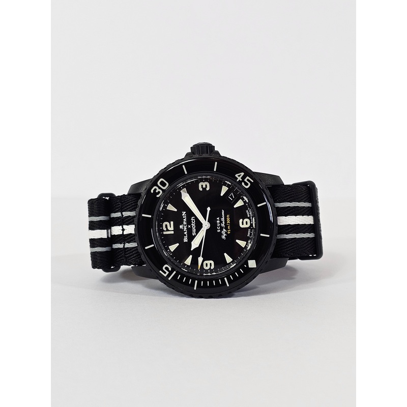 Blancpain X Swatch Fifty Fathoms Scuba Collection: Ocean of Storms SO35B400