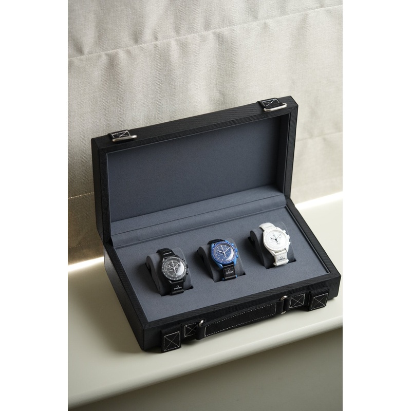 MoonSwatch Flight Case Black