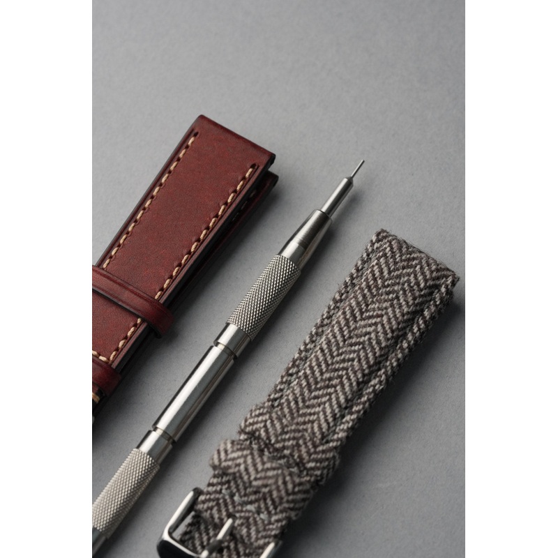 Autumn Winter Strap Bundle  Leather & Tweed + Tool (2022mm Universal Fit)