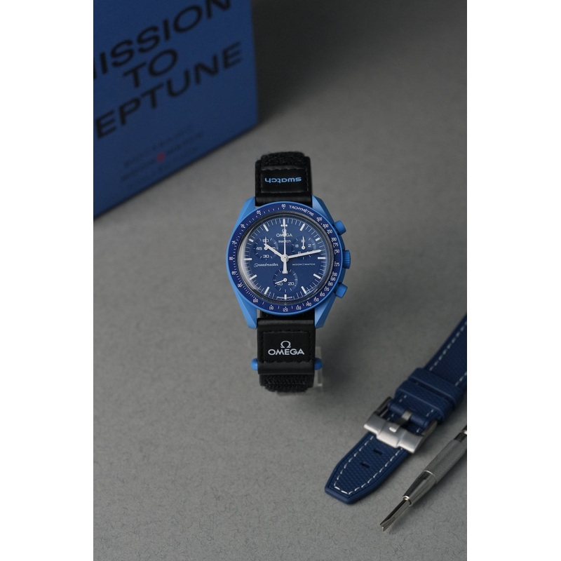 Swatch x OMEGA MoonSwatch Mission to Neptune Classic Bundle