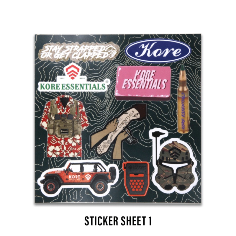 KORE STICKER SET