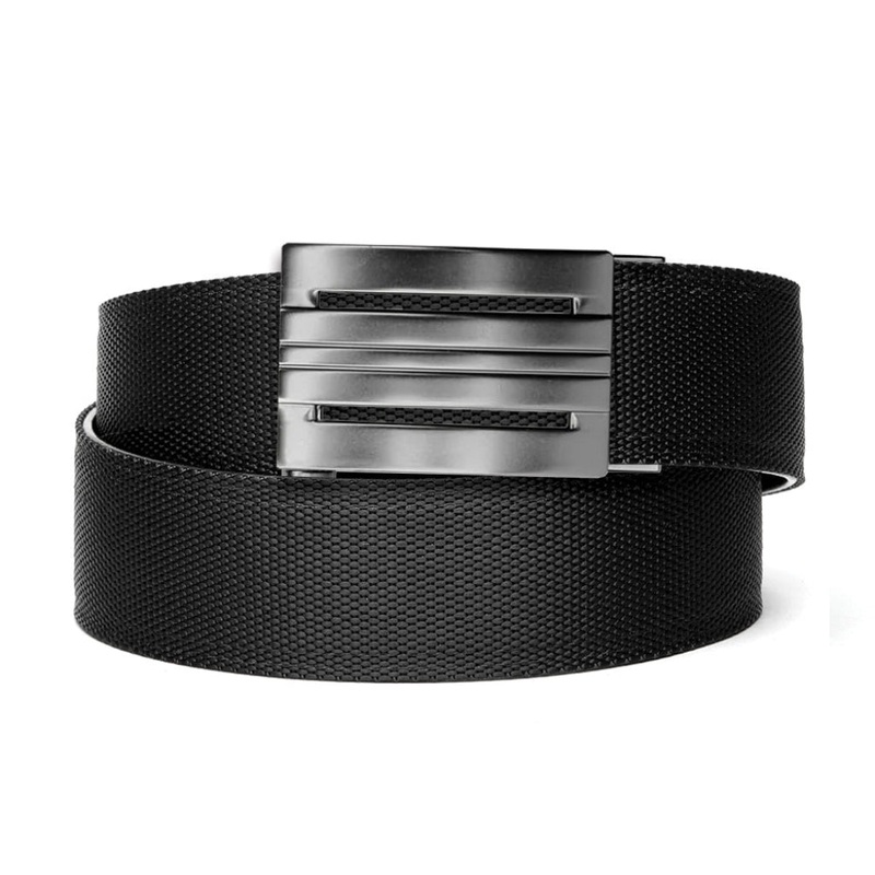 EQUINOX BUCKLE | CLASSIC NYLON WEB BELT 1.37″ Black Nylon