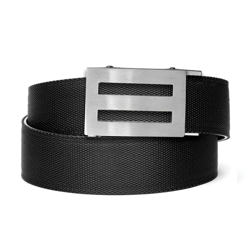 INTREPID BUCKLE | CLASSIC NYLON WEB BELT 1.37″ Black Nylon