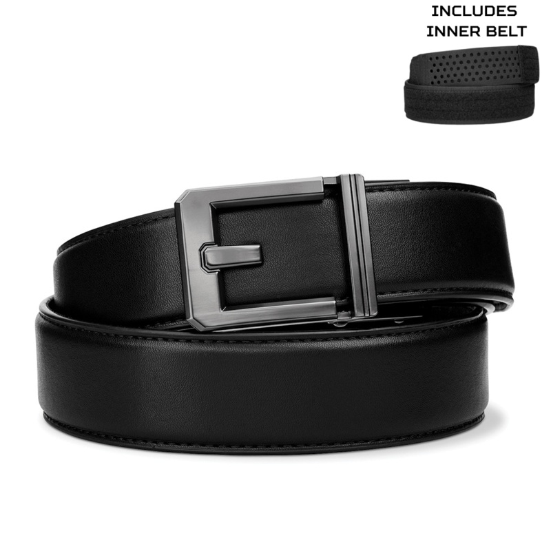 EXECUTIVE PROTECTION BLACK ARMORTEK LEATHER BELT 1.5″: COMPLETE KIT