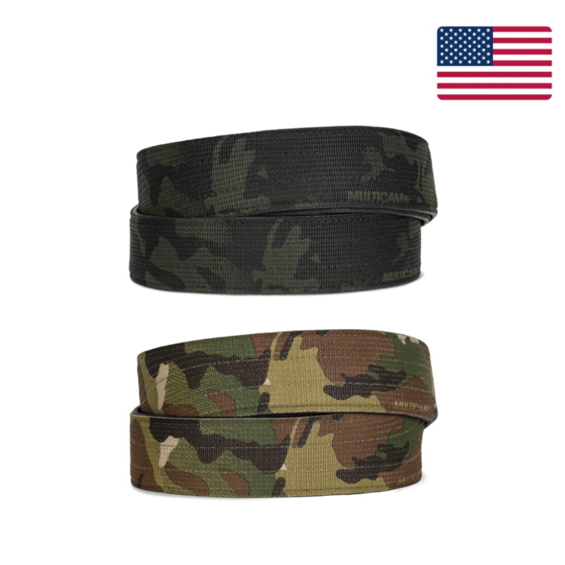 USA MADE GARRISON BELT 1.75″ [STRAP ONLY] Multicam Black