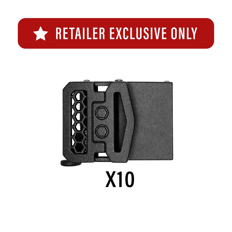 X10 BLACK 1.5″ [BUCKLE ONLY]