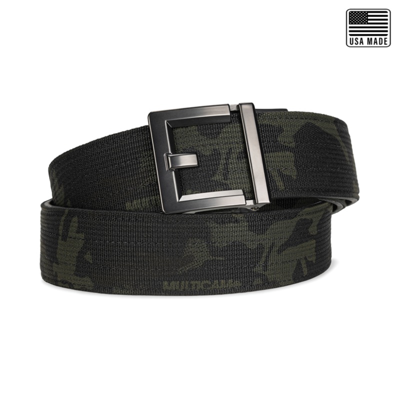 G2 BUCKLE | USA MADE MULTICAM TACTICAL GARRISON BELT 1.75″ Multicam Black