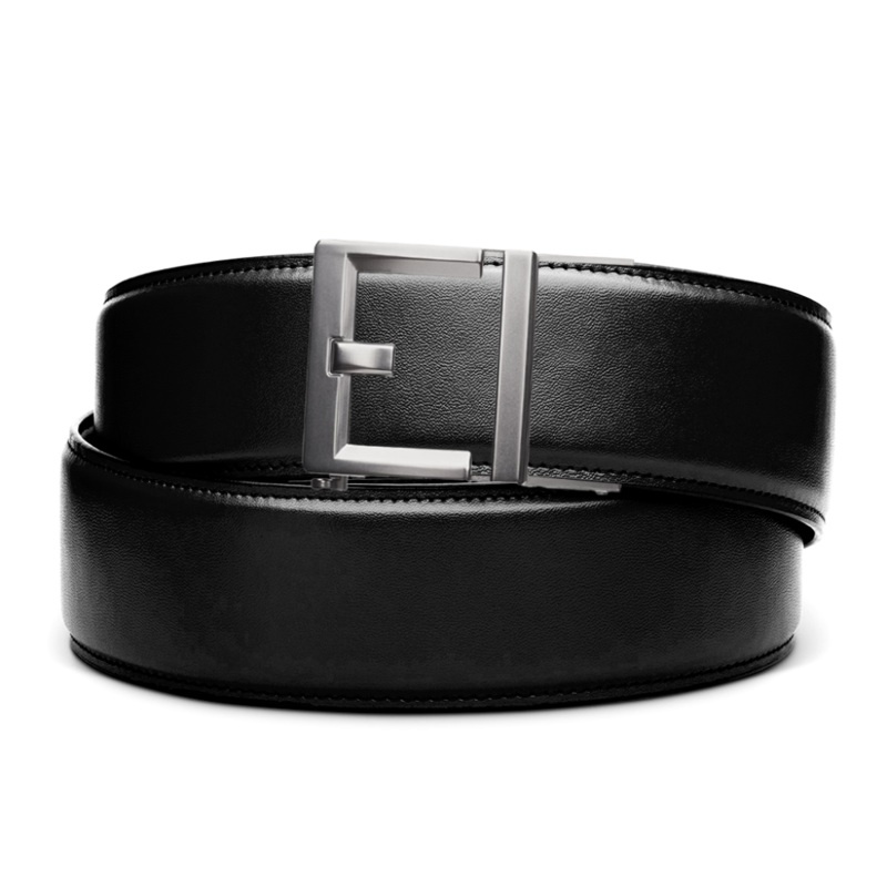 G2 GUNMETAL BUCKLE | LEATHER GARRISON GUN BELT 1.75″ Black Leather