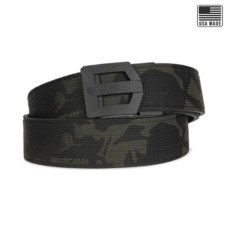 G3 BLACK BUCKLE | USA MADE MULTICAM TACTICAL GARRISON BELT 1.75″ Multicam Black