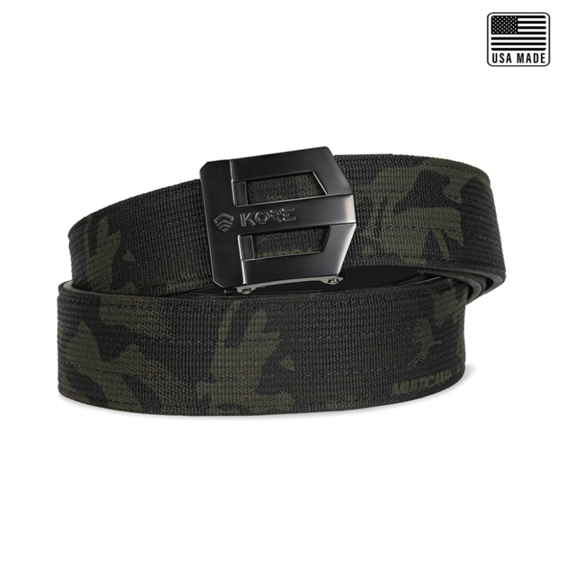 G3 GUNMETAL BUCKLE | USA MADE MULTICAM TACTICAL GARRISON BELT 1.75″ Multicam Black