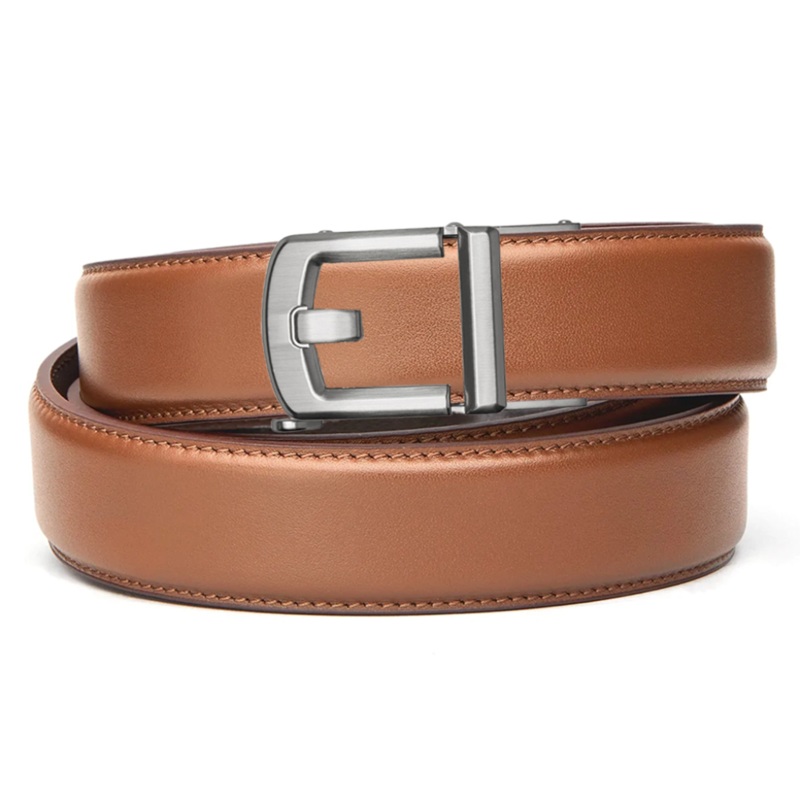 X SERIES BUCKLE  | TAN LEATHER GUN BELT 1.5″
