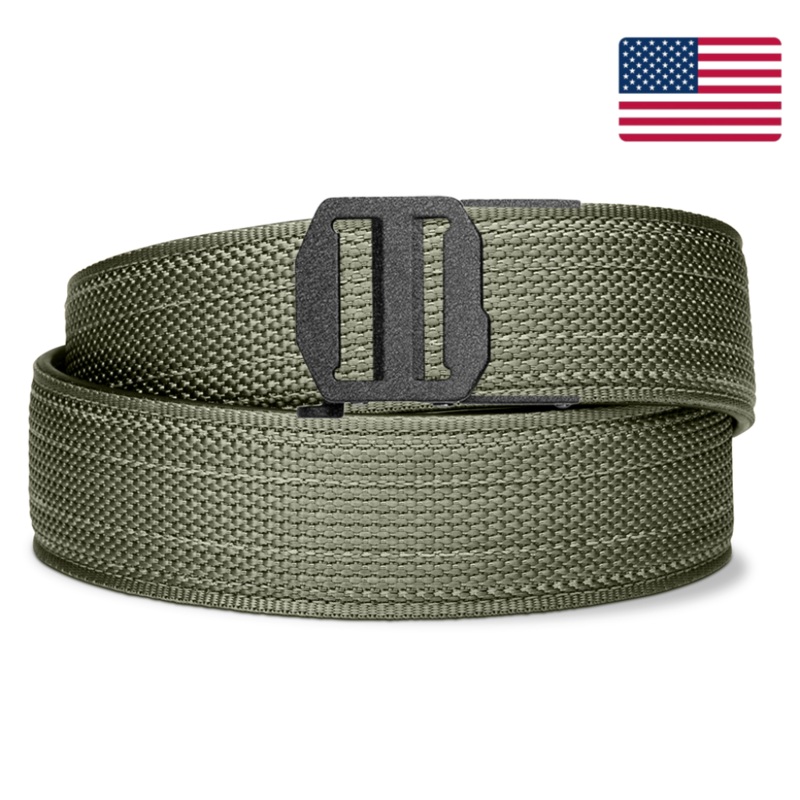 X SERIES BUCKLE  | USA MADE RANGER GREEN TACTICAL NYLON GUN BELT 1.5″