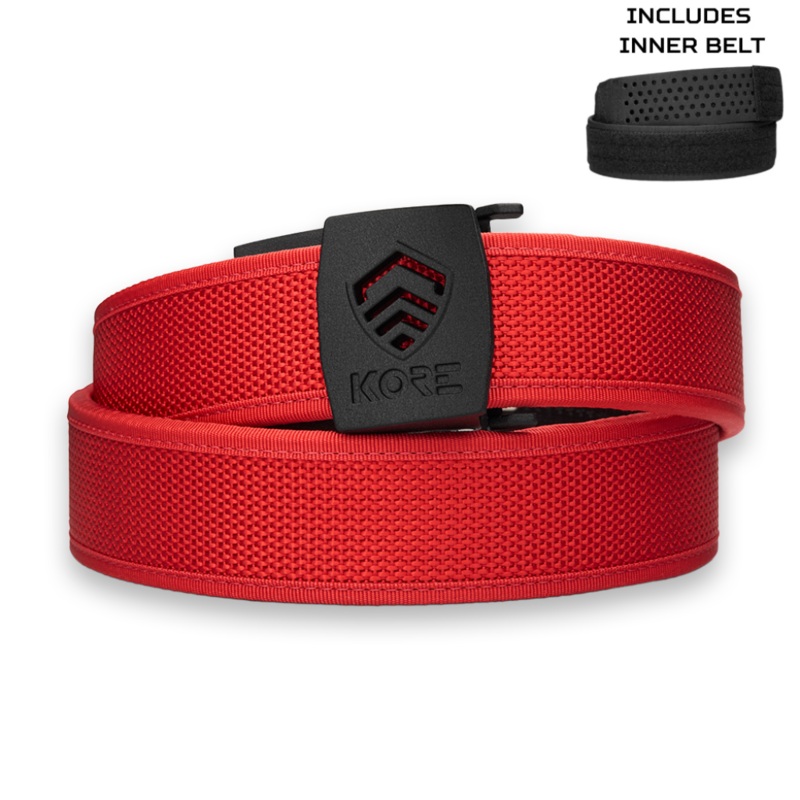 C1 BUCKLE | RED COMPETITION BELT 1.5″ COMPLETE KIT