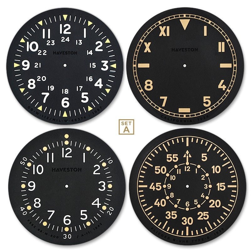Haveston Service Watch Dial Coasters Set A