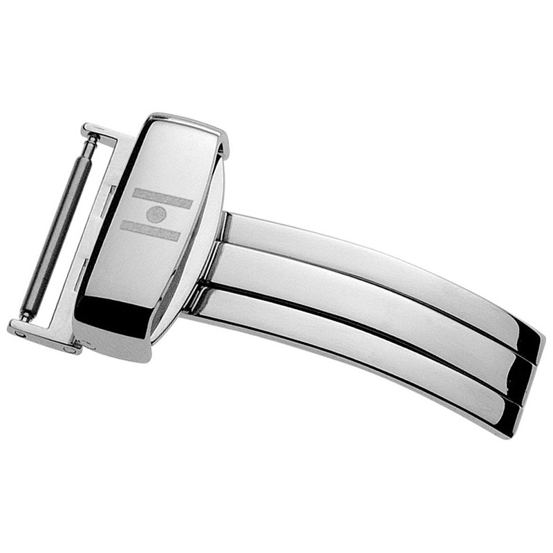 Hirsch Sport Flip Lock Deployant Clasp Stainless Steel