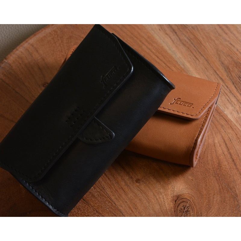 Fluco x Gentry Labs Perlinger Leather Watch Case Black