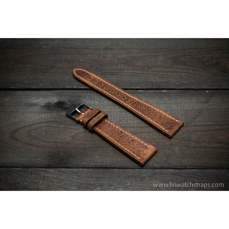 Vintage style watch strap, ready to ship, 19 mm, 20 mm, 21 mm, 22 mm