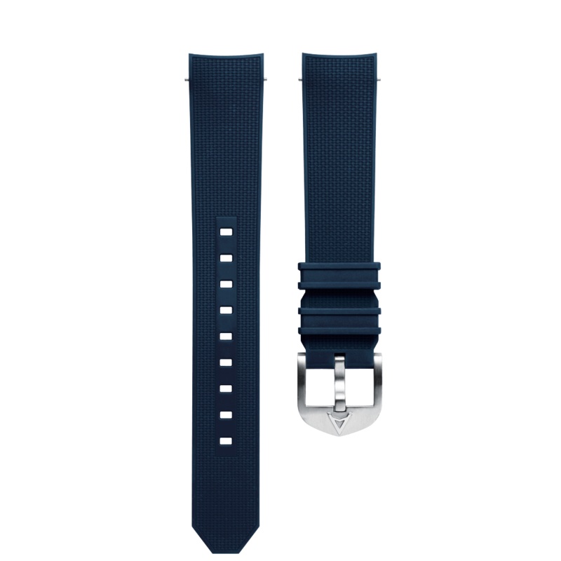 Aqua Compressor Navy Rubber Strap