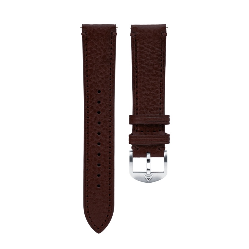 Chocolate St. Venere Leather Strap