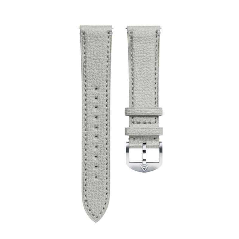 Pearl Grey Granolo Leather Strap