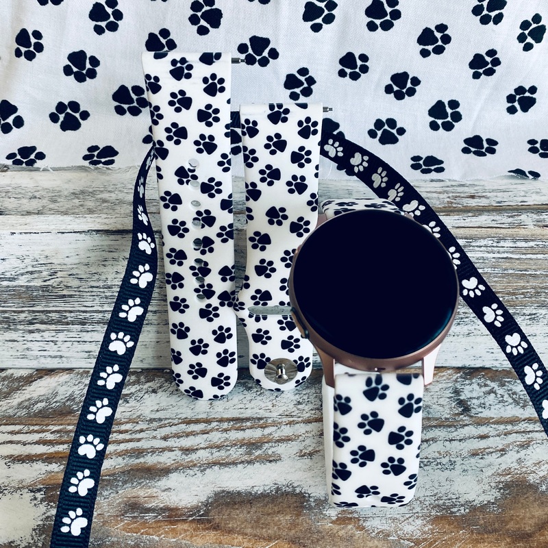 Paw Print Silicone Band For Samsung Watch