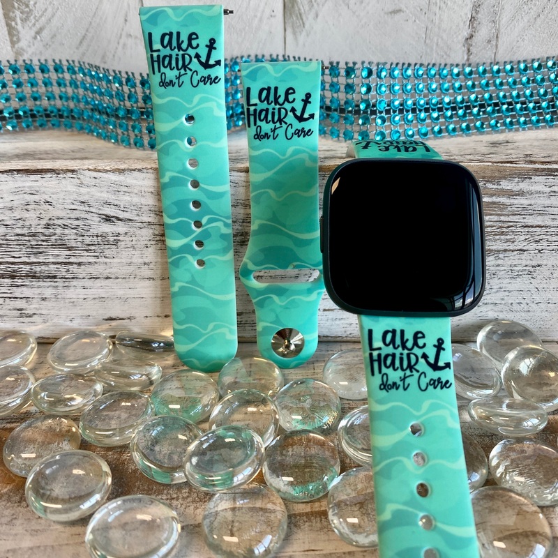 Lake Life Print Silicone Band For Fitbit Versa 1/2