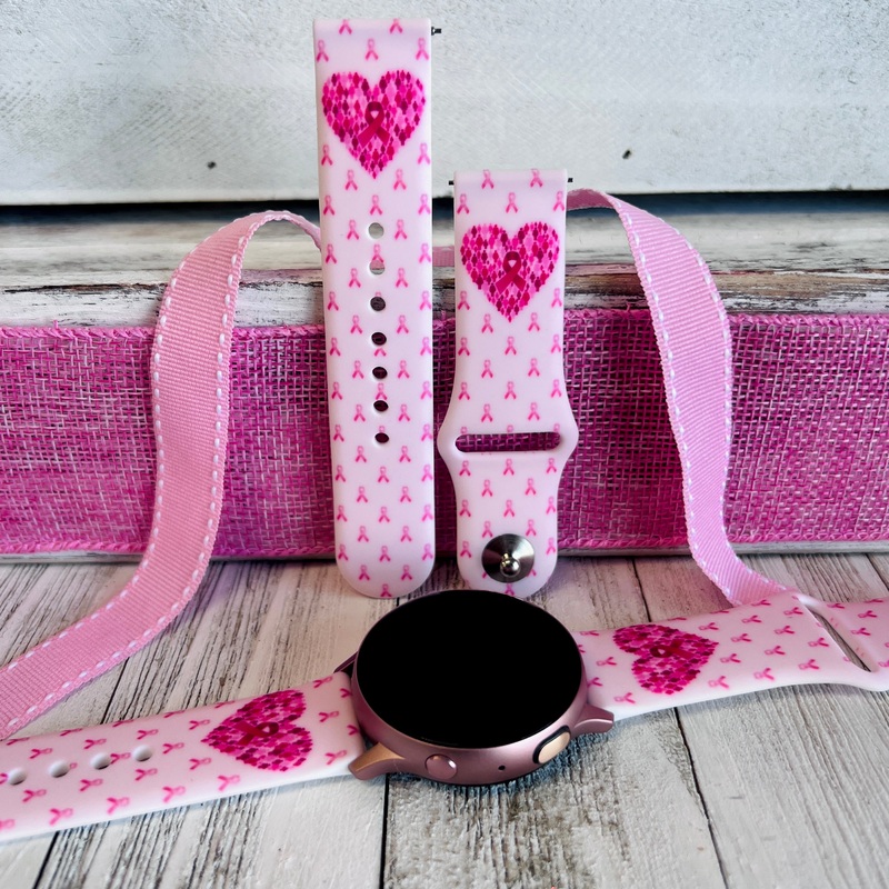 Hope & Love Print Silicone Band For Samsung Watch