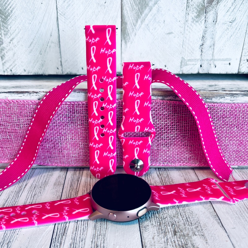 Hope Print Silicone Band For Samsung Watch