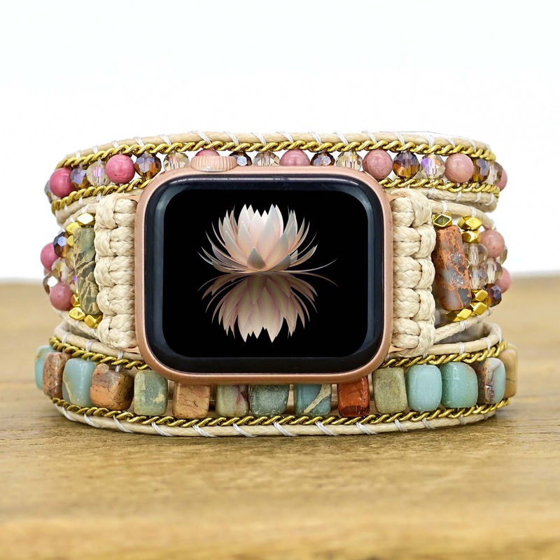 Sahara Sand Bohemian Wrapsody Bracelet Band For Apple Watch