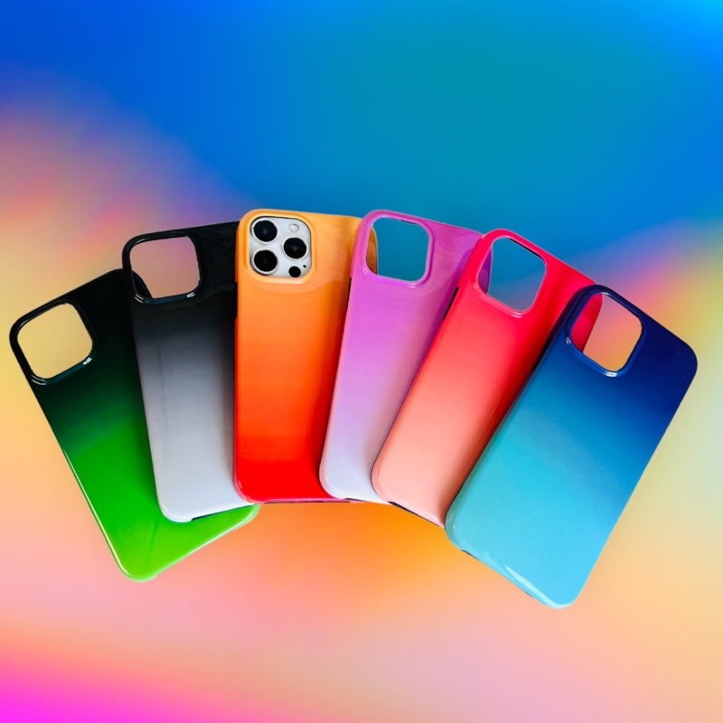 Ombre  Case For iPhone Multiple Colors Available Purple