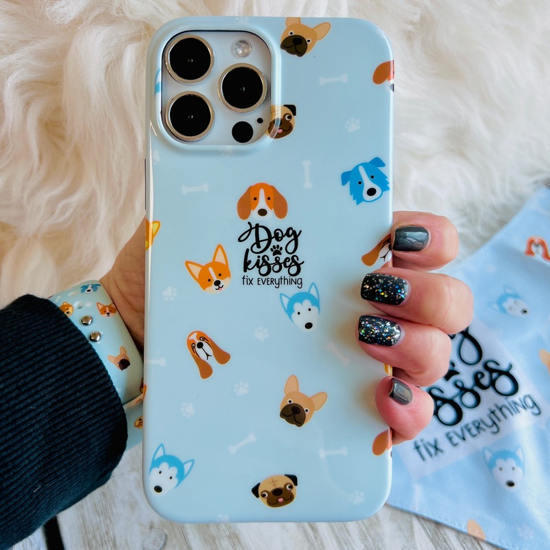 Dog Kisses Phone Case For iPhone