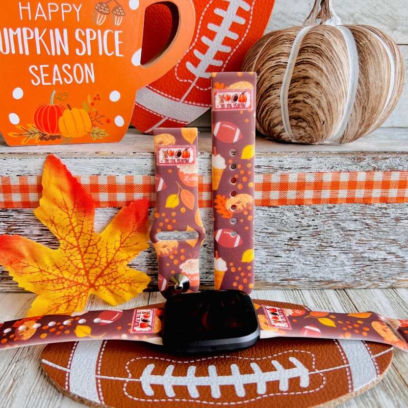 Tis’ The Season Print Silicone Band For Fitbit Versa 1/2