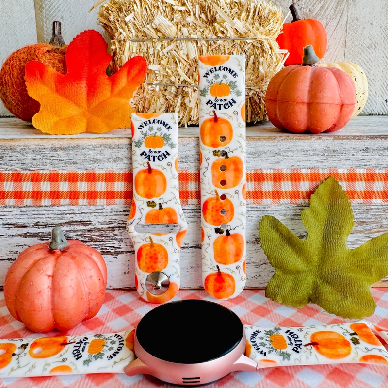 Welcome To Our Patch Print Silicone Band For Samsung Watch