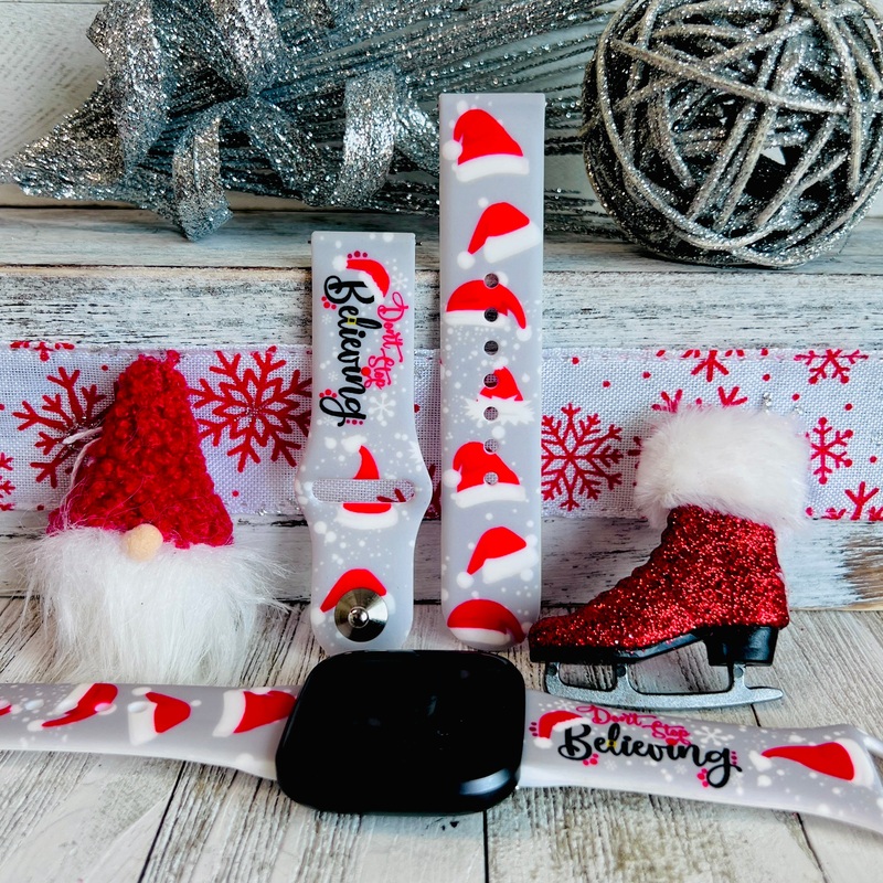 Don’t Stop Believing Print Silicone Band For Fitbit Versa 1/2