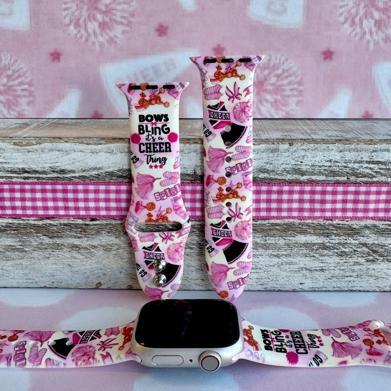 It’s a Cheer Thing Print Silicone Band For Apple Watch