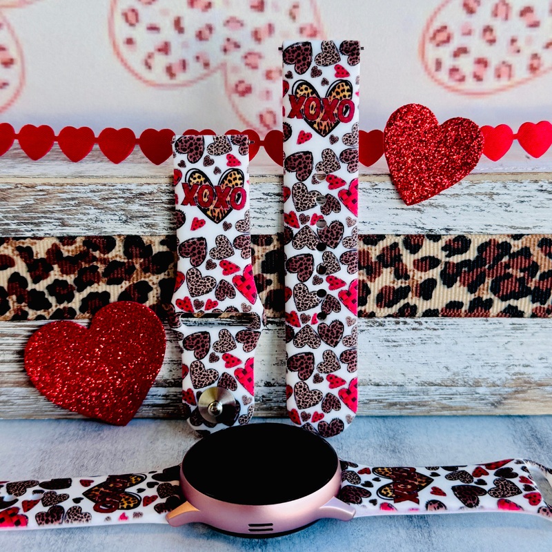 Wild at Heart Print Silicone Band For Samsung Watch