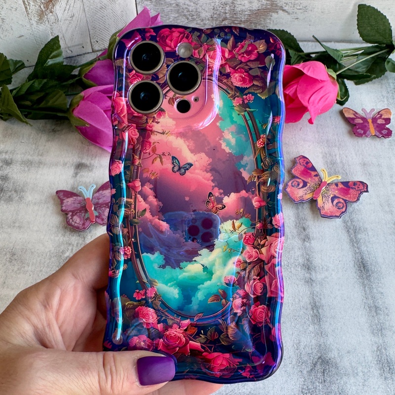 Enchanted Skies Wavy Luxe MagSafe Case for iPhone